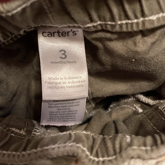 Set of 3 shorts.Jumping bean camo 3M, carter 3M and game winner for kids 3-6M - Picture 6 of 7